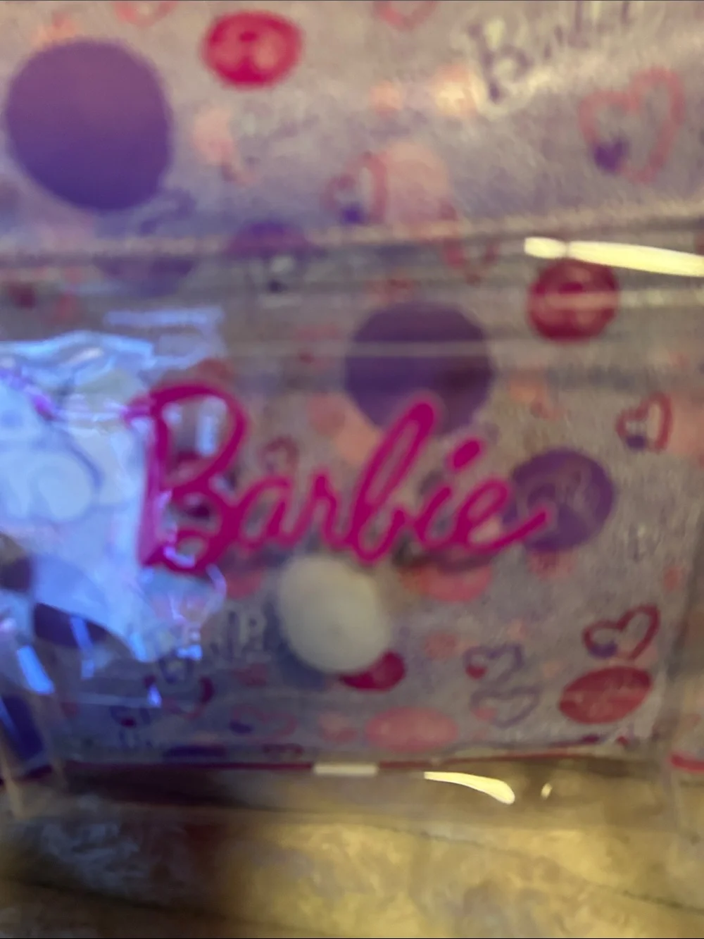 Barbie Pink & Purple Cat Graphic Kids Backpack